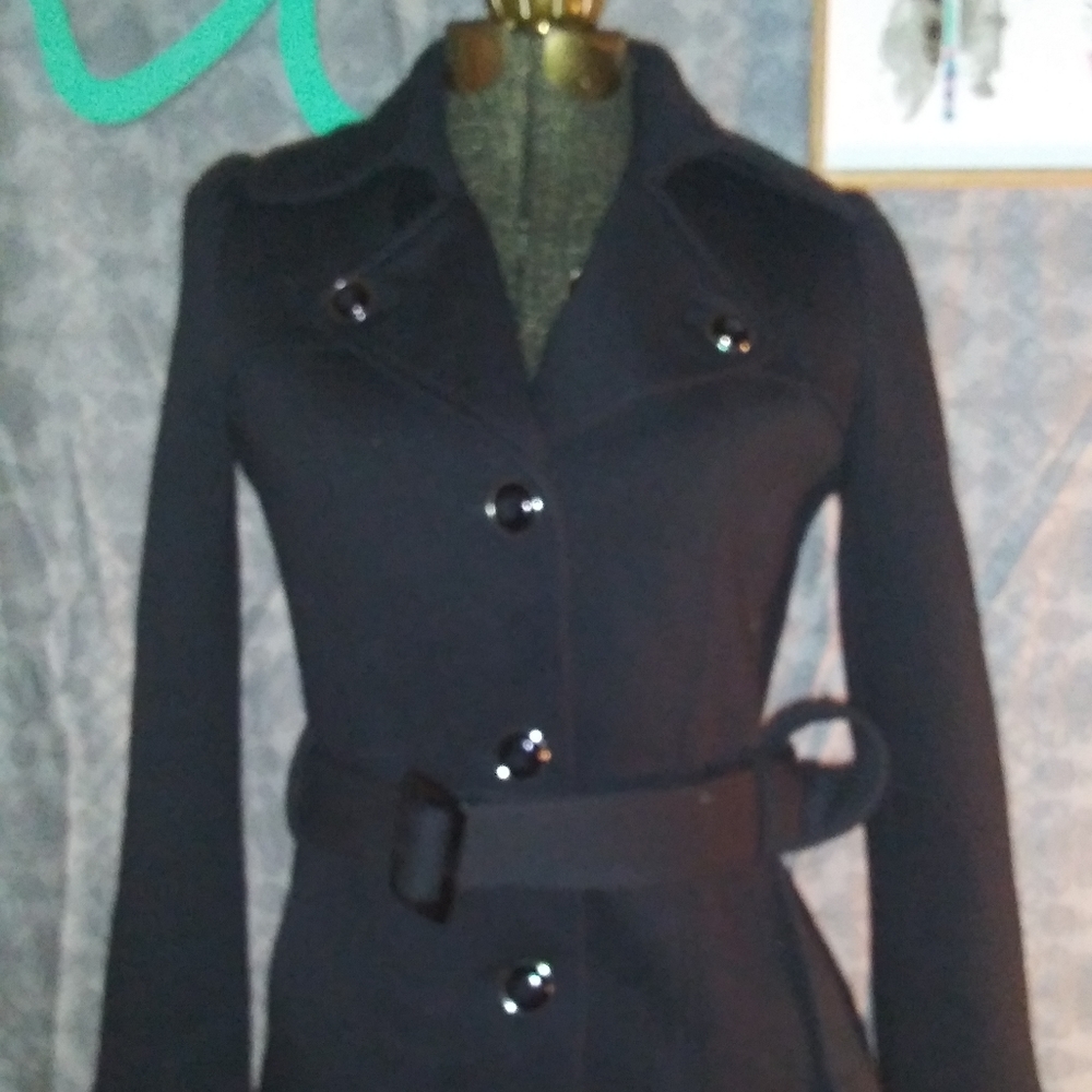 Black jersy knit jacket